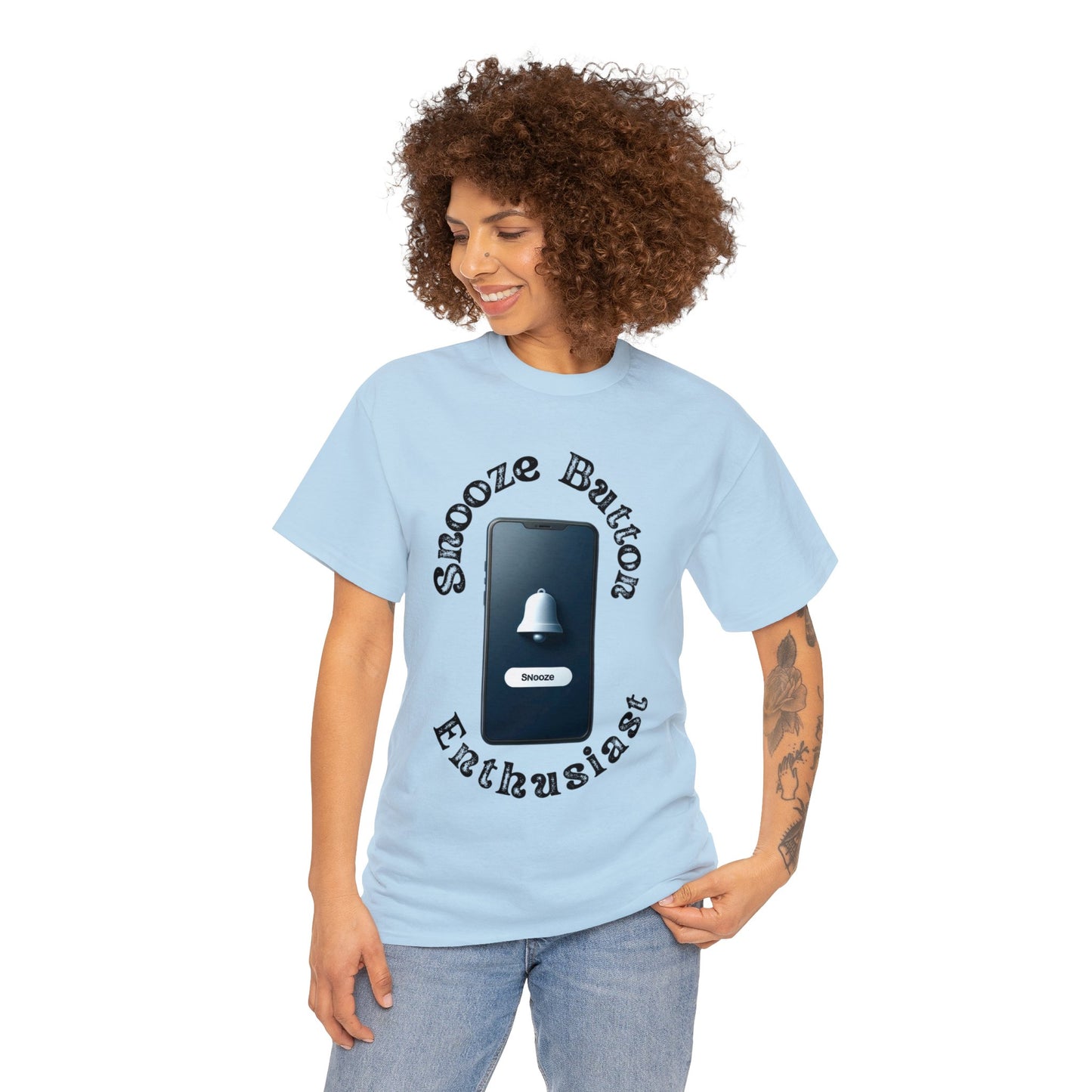 Snooze button Unisex Heavy Cotton Tee