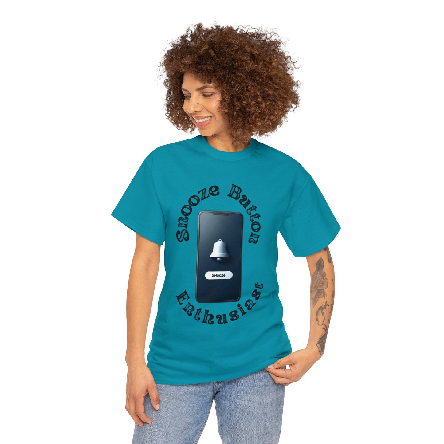 Snooze button Unisex Heavy Cotton Tee
