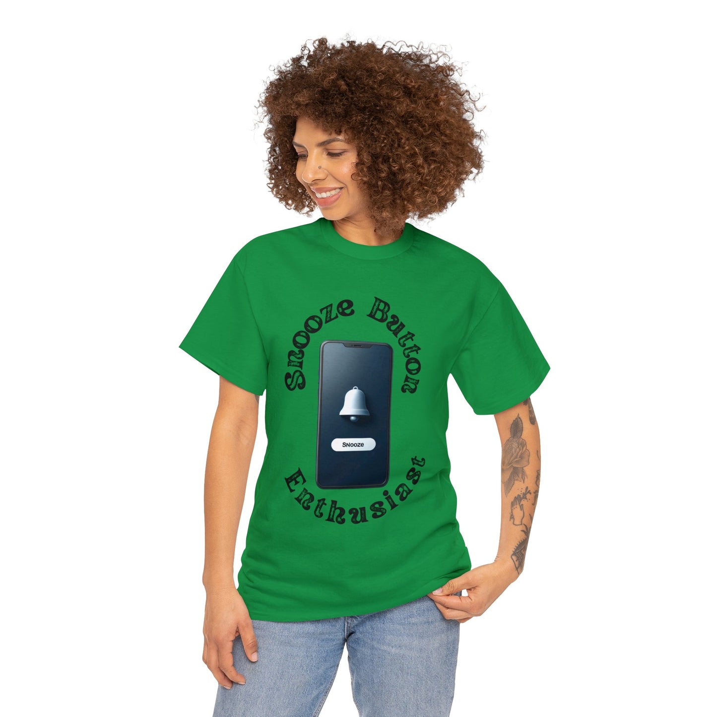 Snooze button Unisex Heavy Cotton Tee