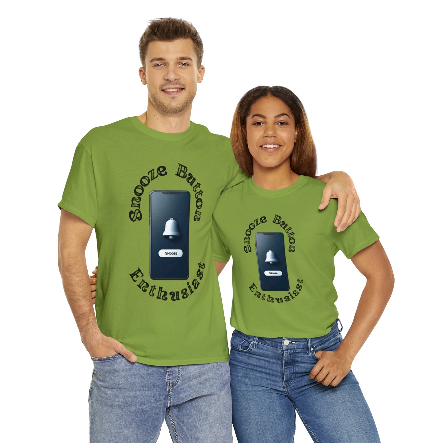 Snooze button Unisex Heavy Cotton Tee