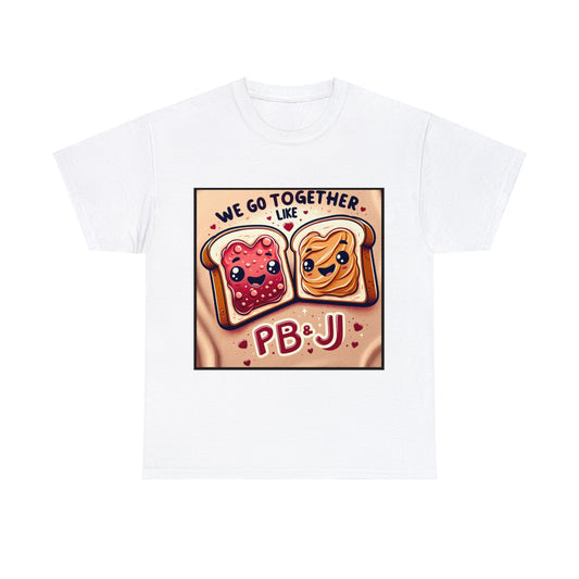 Valentine's Day (PB&J) Unisex Heavy Cotton Tee