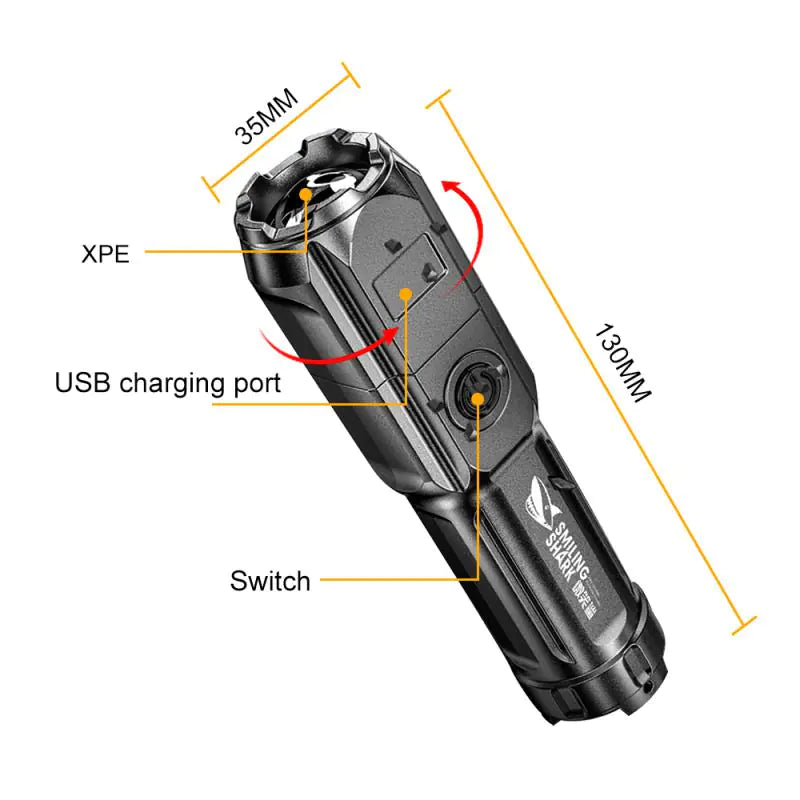 Ultimate 100000 Lumen Tactical LED Flashlight